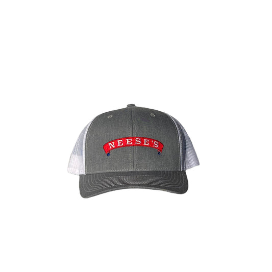 Neese's Grey Banner Trucker Hat
